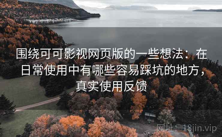 围绕可可影视网页版的一些想法：在日常使用中有哪些容易踩坑的地方，真实使用反馈