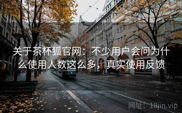 关于茶杯狐官网：不少用户会问为什么使用人数这么多，真实使用反馈